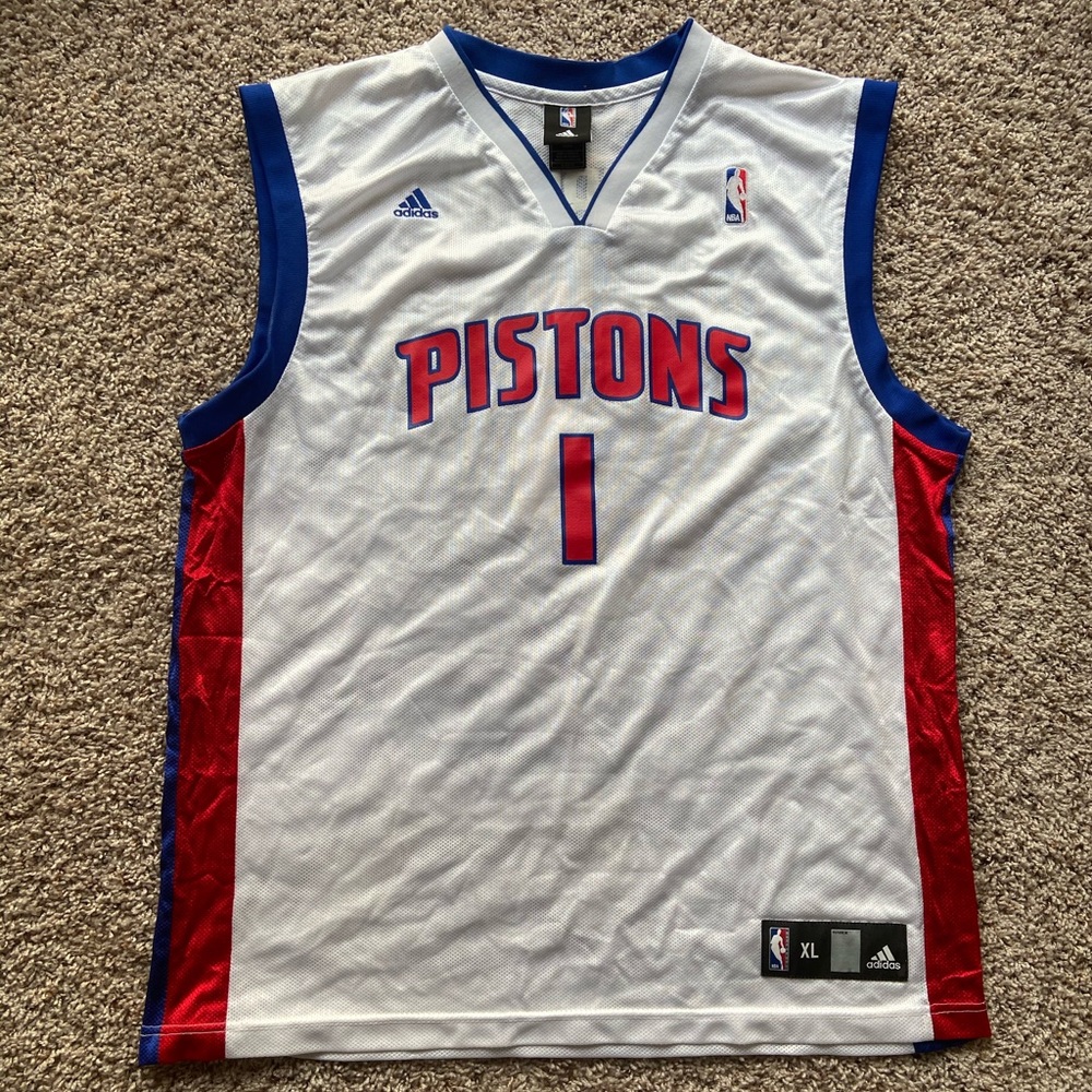 Pistons Iverson Home Jersey